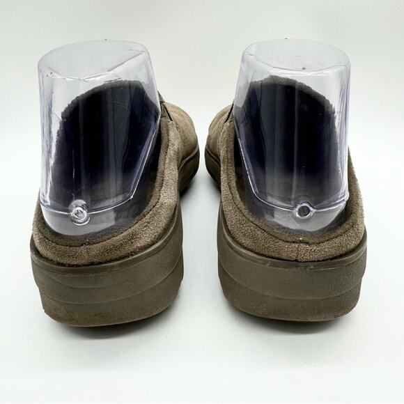 Fitflop LOAFF Suede Clog Slippers Casual Shoes In Bungee Cord Brown Sz 6 Lounge - Picture 8 of 11